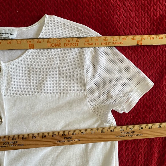 Jordan Taylor White cover up button front house dress women’s size 1X Vintage - Picture 9 of 12